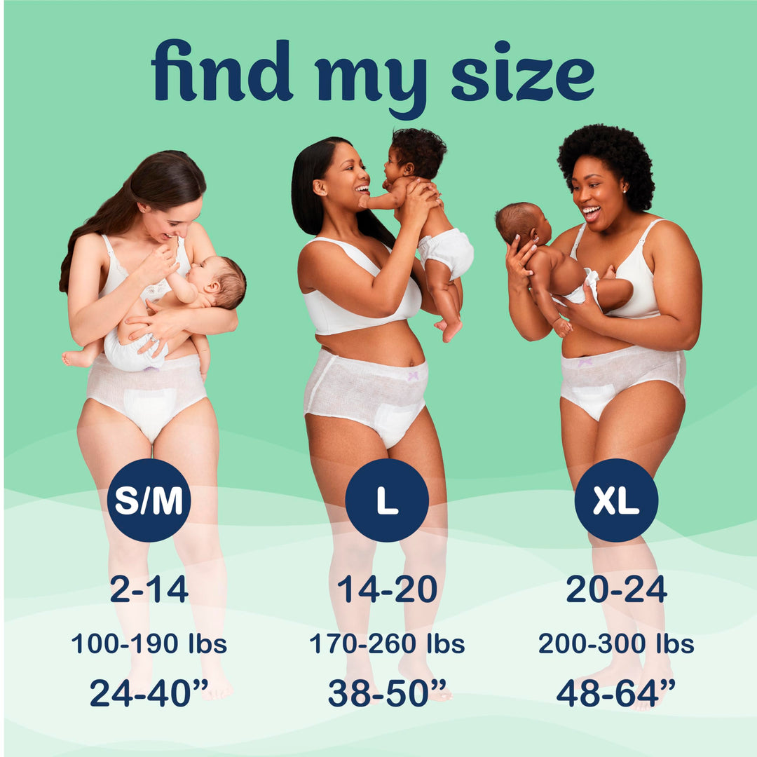 Always Discreet Postpartum and Adult Incontinence Underwear for Women, Small/Medium, Maximum Protection, 14 Count