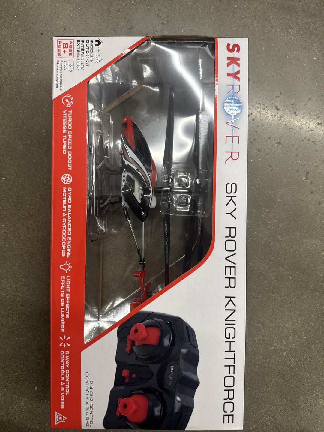 SKYROVER Knightforce Remote Helicopter Retail $69.99