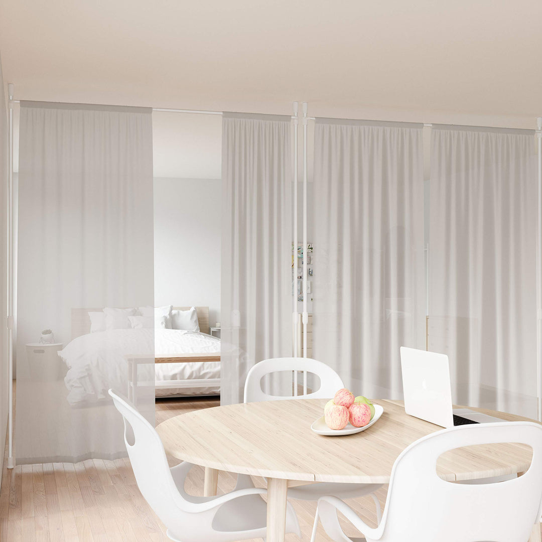 Umbra Anywhere Expandable Curtain Rod and Room Divider, White Retail $50.00