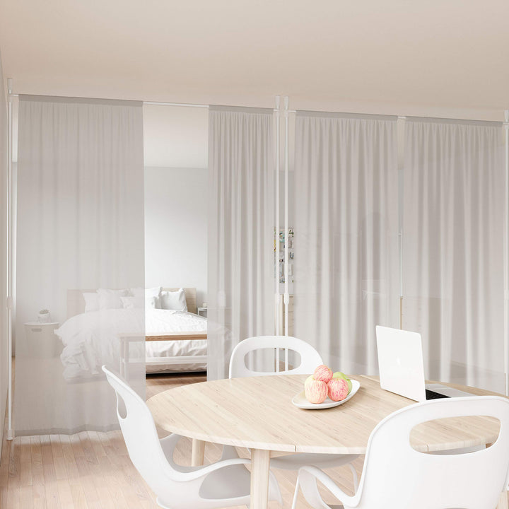 Umbra Anywhere Expandable Curtain Rod and Room Divider, White Retail $50.00