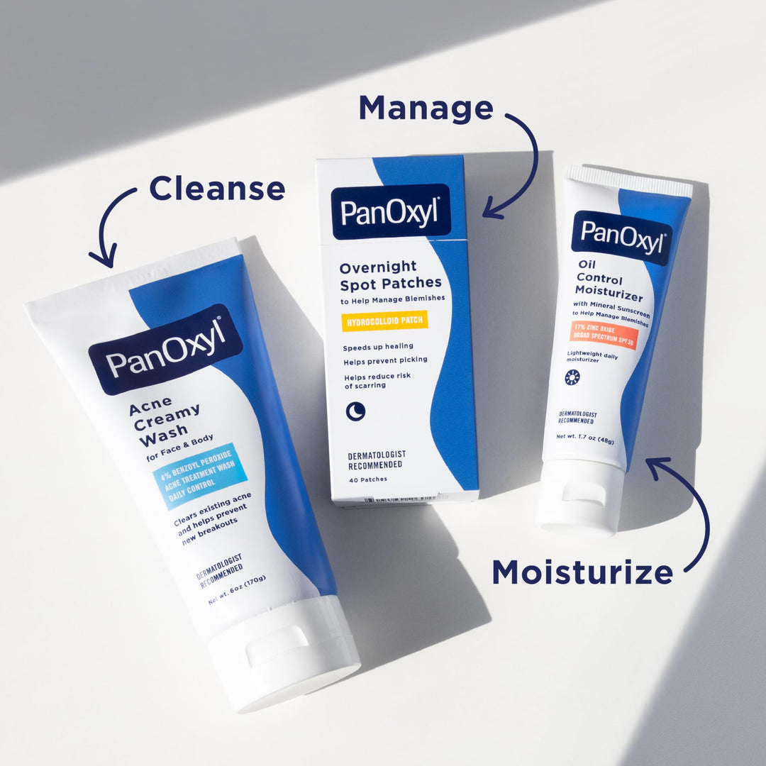 PanOxyl AM Oil Control Moisturizer, NEW Sheer Formula, Absorbs Excess Oil and Reduces Shine, with Mineral Sunscreen for Acne Prone and Oily Skin - SPF 30 - 1.7 oz