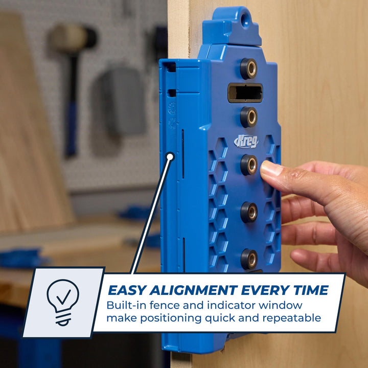KREG KMA3232 Shelf-Pin Jig 5 mm - Drilling Guide for Shelves - Shelf Pin Drilling Jig - Steel-Enforced Drill Guide - Woodworking Tools & Accessories Retail $39.99