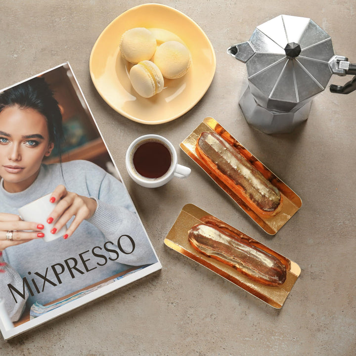 Mixpresso 3 Cup Moka Pot Cuban Coffee Maker, Moka Pot for Gas, Electric Stove Top, Classic Italian Coffee Maker, Stovetop Espresso Maker, Camping Pot Makes 3 Espresso Cup 5 Oz