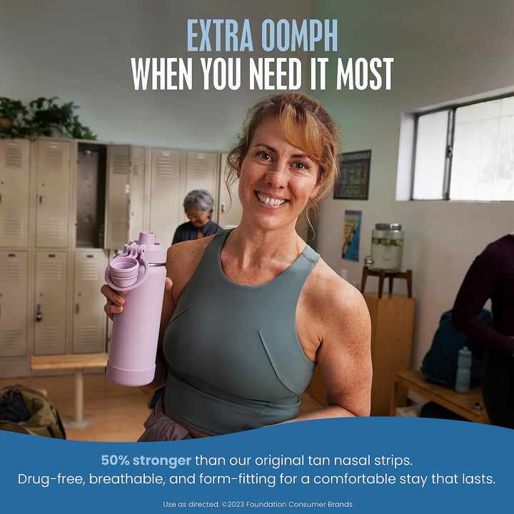 Breathe Right Nasal Strips Extra Strength Tan Nasal Strips Help Stop Snoring Drug-Free Snoring Solution & Instant Nasal Congestion Relief Caused by Colds & Allergies 26ct