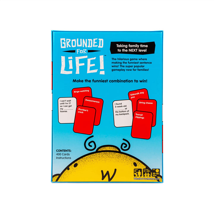 WHAT DO YOU MEME? Grounded for Life - The Ultimate Family Night Game - Family Card Games for Kids and Adults Family Retail $11.90