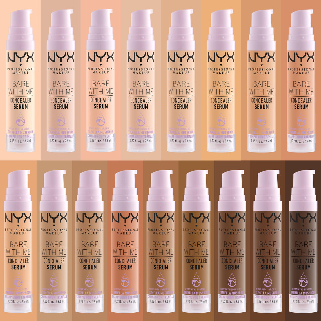 NYX PROFESSIONAL MAKEUP Bare With Me Concealer Serum, Concealer Makeup For Up To 24Hr Hydration - Deep Golden Retail $12.00