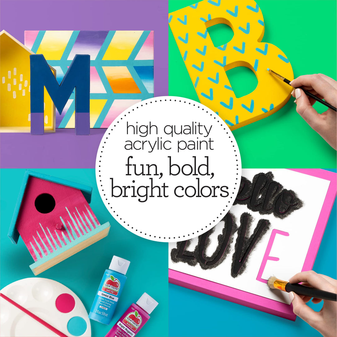 Apple Barrel Acrylic Paint in Assorted Colors (2 oz), 20258, Melted Chocolate