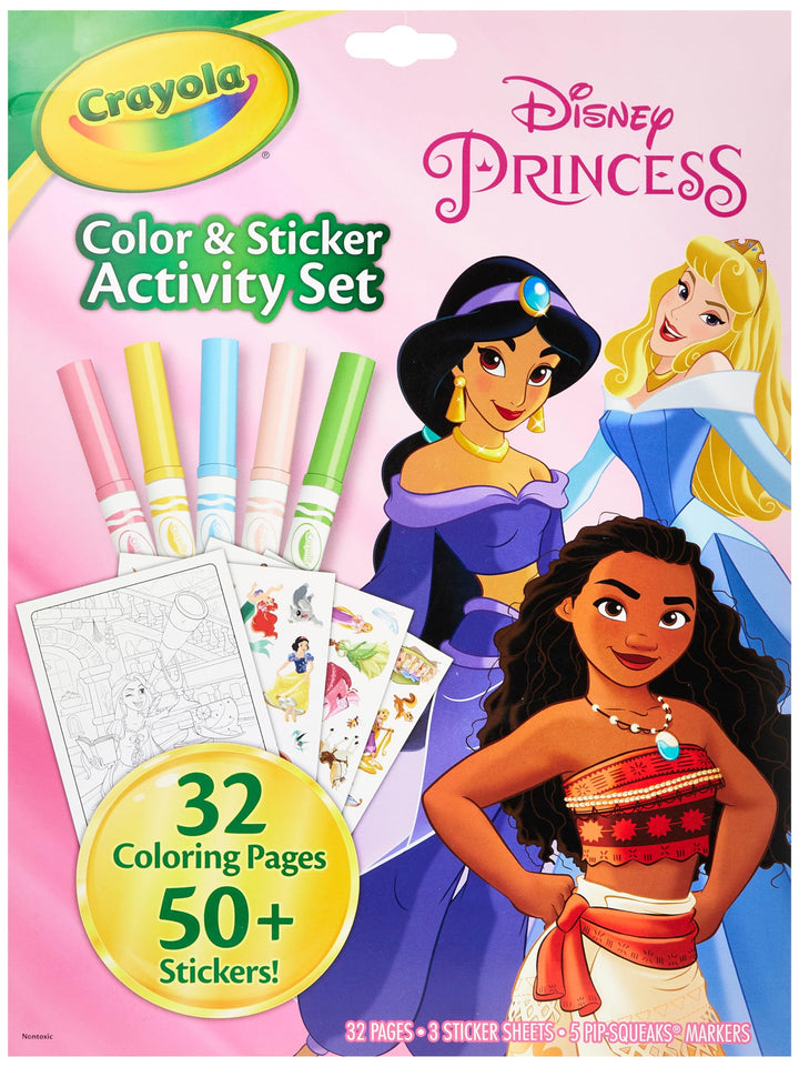 Crayola Color & Sticker Activity Set, Princess (foldalope)