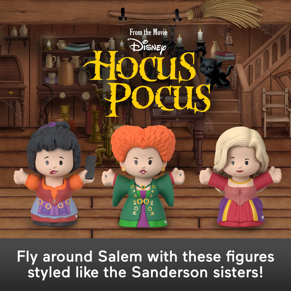 Little People Collector Disney Hocus Pocus Movie Special Edition Set for Adults & Fans, 3 Figures in a Display Package Retail $19.99