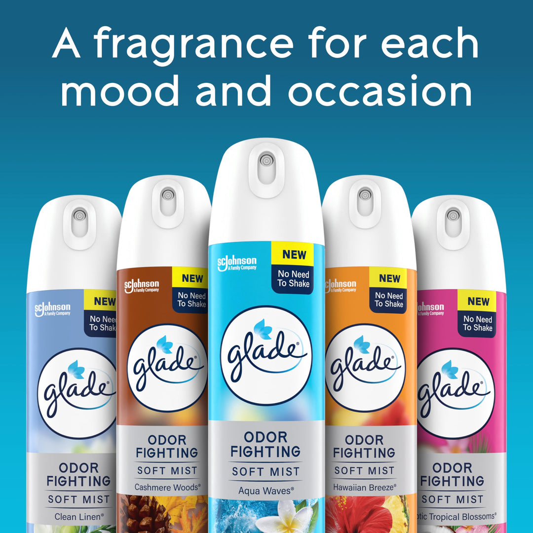Glade Air Freshener Room Spray, Hawaiian Breeze Scent, Odor Fighting to Deliver Long Lasting Freshness, 8 Oz Retail $2.57