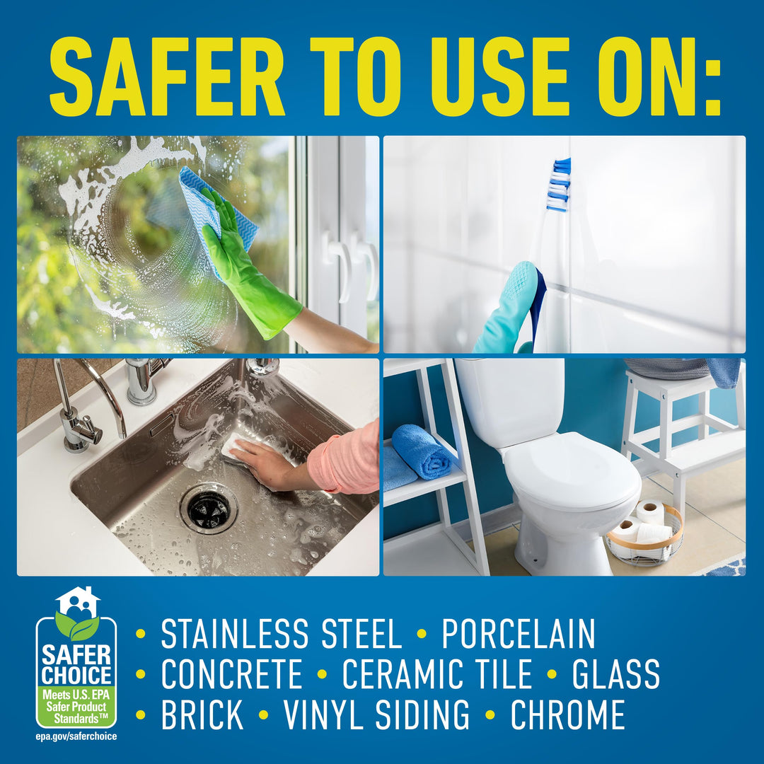 CLR BrandsÃ‚Â® Calcium, Lime & Rust Remover, Blasts Calcium, Dissolves Lime Deposits, Zaps Stubborn Rust Stains and Hard Water Deposits, 22 Ounce Spray Bottle (Pack of 1)