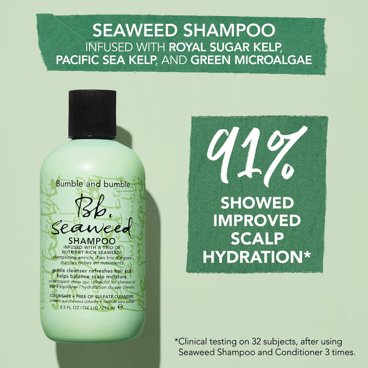 Bumble and bumble. Seaweed Hydrating Shampoo | For Fine-to-Medium Hair or Daily Washer | Sulfate-Free + Color Safe | StandardSize, 8.5 Fl Oz