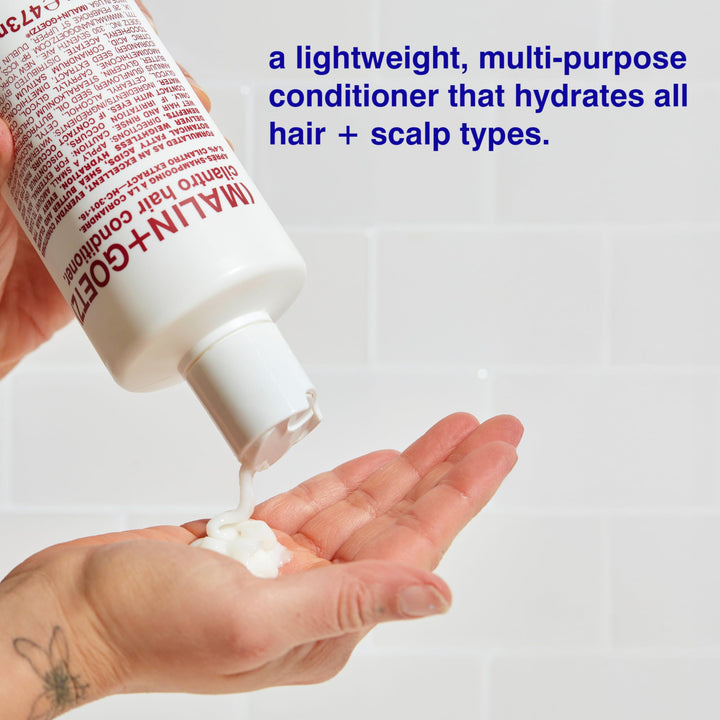 MALIN+GOETZ Cilantro Hair Conditioner 16 oz | Everyday Essential Conditioner with Cilantro Extract, Shea Butter, Fatty Acids | Hydrates, Detangles, Reduces Frizz | Vegan, Cruelty-Free
