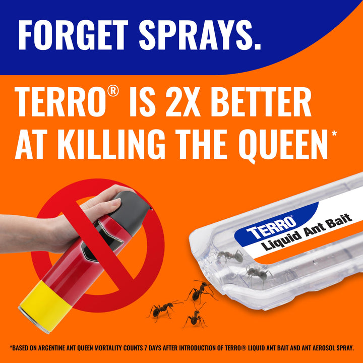 TERRO Ant Killer Bait Stations T300B - Liquid Bait to Eliminate Ants - Bait System - 12 Count Stations for Effective Indoor Ant Control Retail $12.99