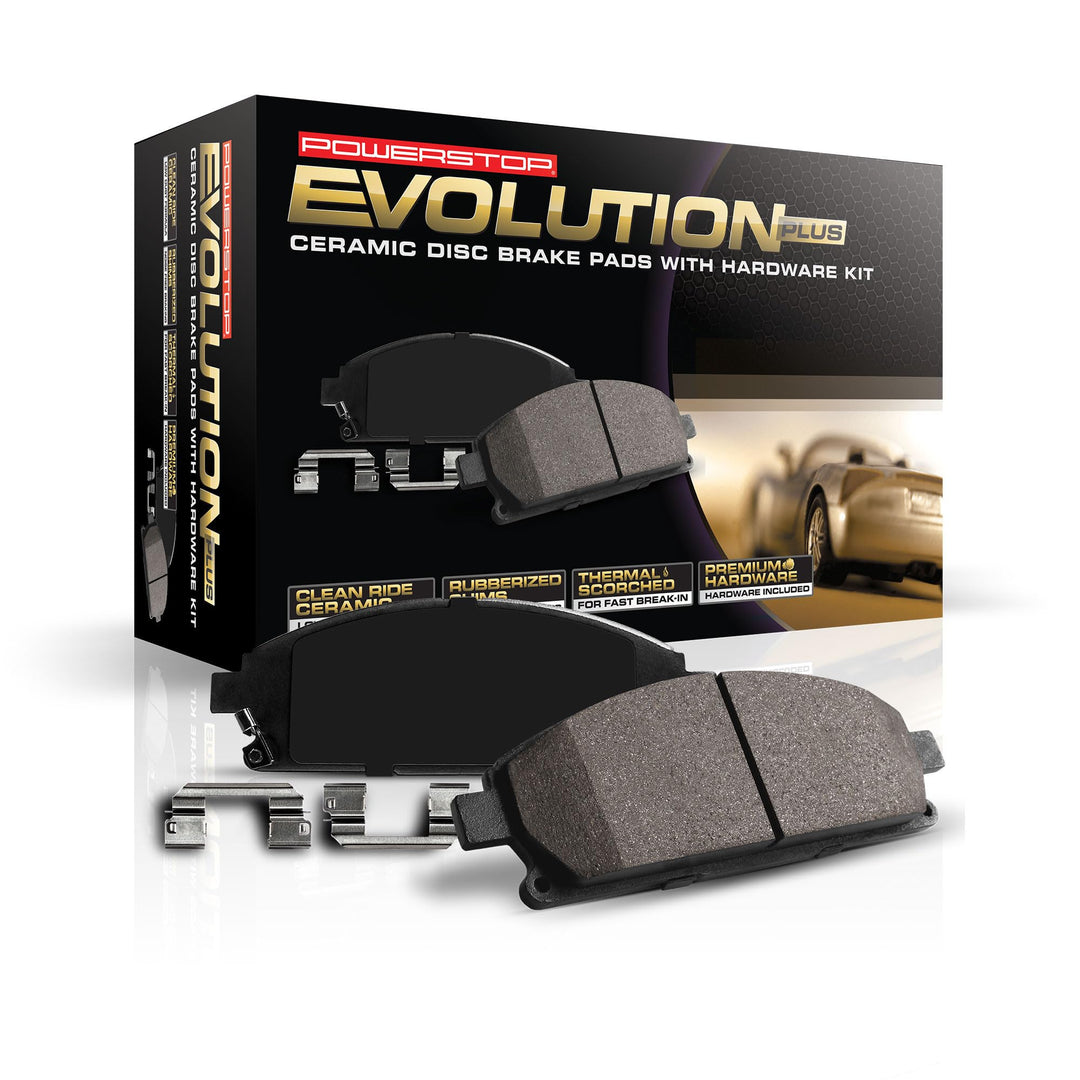 PowerStop Rear Brake Pads for Subaru Baja 2003-06 |Forester 1998-03 |Impreza 2000-03 |Legacy 2000-09 |Outback 2000-04 - Z17 Ceramic Brake Pads with Installation Hardware, 17-770 Retail $52.53