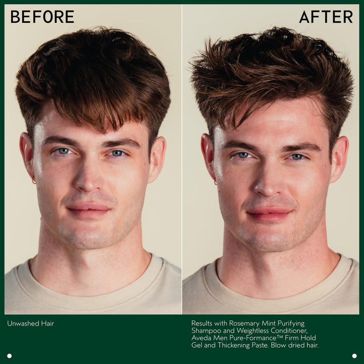 Aveda Rosemary Mint Purifying Shampoo | Clarifying Shampoo | Adds Shine | for Normal to Oily Hair, Fine to Medium Hair Types | 97% Naturally Derived*, 8.5 Fl Oz