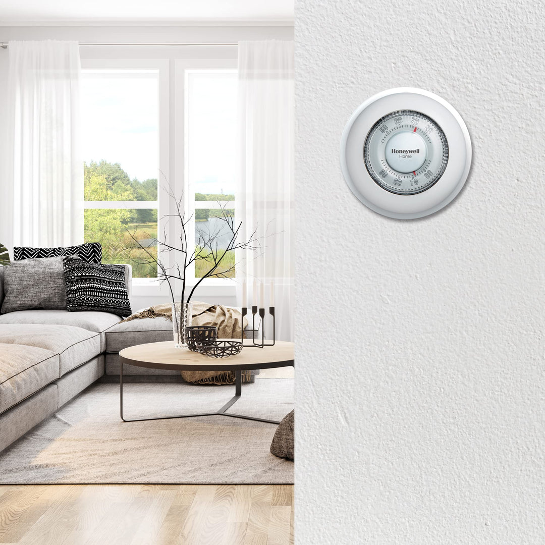 Honeywell Home CT87K1004 The Round Heat Only Manual Thermostat,Large,White,Large Retail $39.99