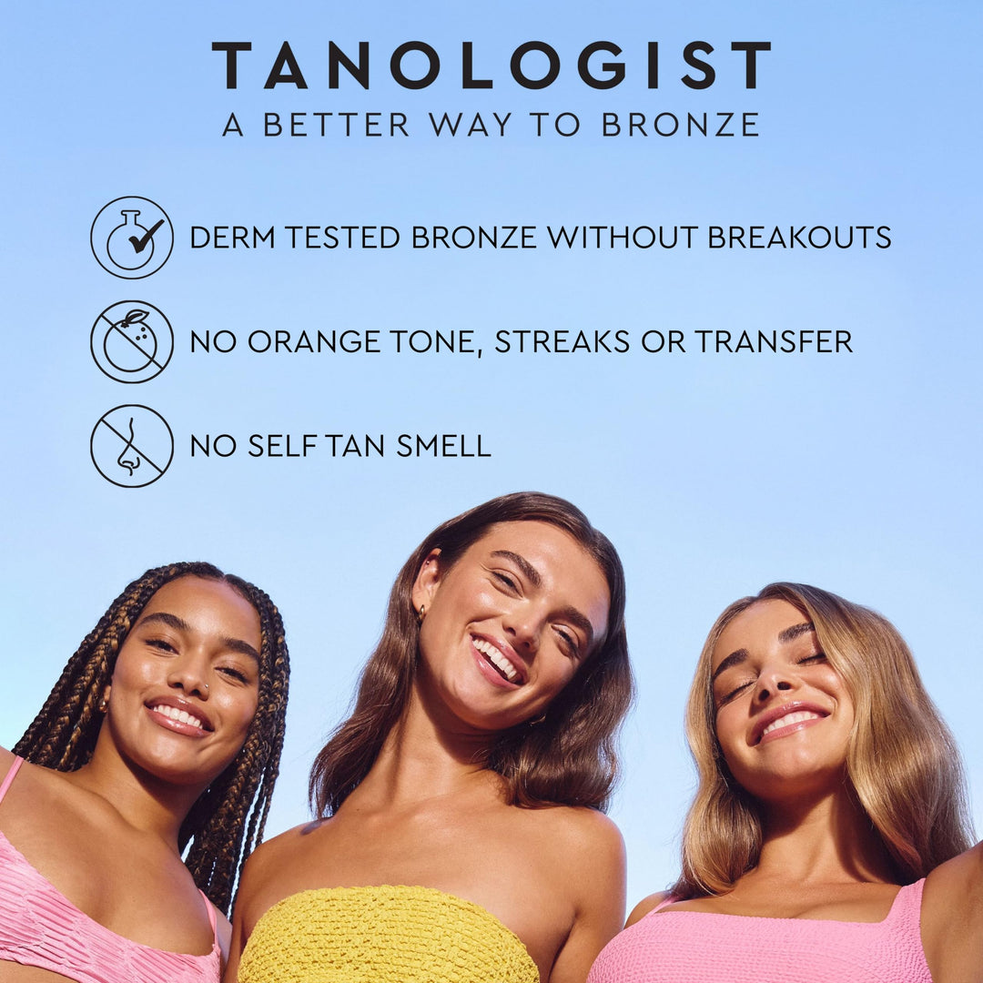 Tanologist Firming Daily Glow Body Lotion- Medium/Dark, Fast-Developing, Transfer-Proof Gradual Self Tanner, Summer Scent, Natural Not Orange, Lasts 7 Days, Vegan Formula, 8.45 fl oz