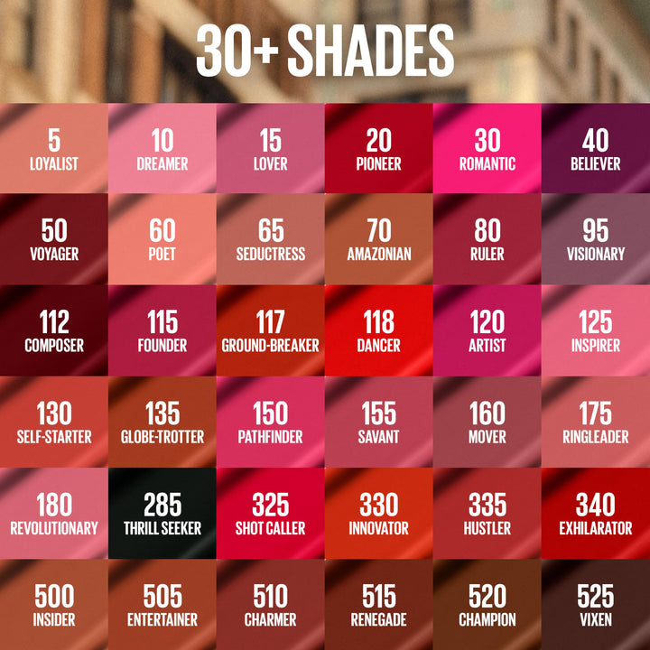 Maybelline Super Stay Matte Ink Liquid Lipstick Makeup, Long Lasting High Impact Color, Up to 16H Wear, Mover, Brown, 1 Count, Packaging May Vary Retail $12.99