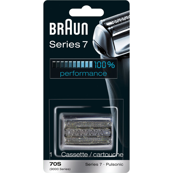 Braun Series 7 70S Electric Shaver Head Replacement Cassette Ã¢â‚¬â€œ Silver