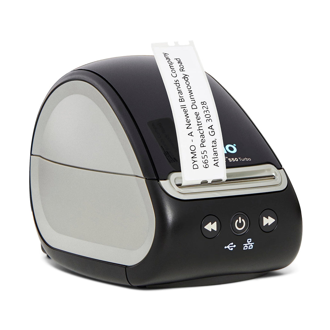 DYMO LabelWriter 550 Turbo Label Printer, High-Speed Direct Thermal Printing, Automatic Label Recognition, Prints Variety of Label Types Through USB or LAN Network Connectivity - Fast, Efficient Retail $146.40