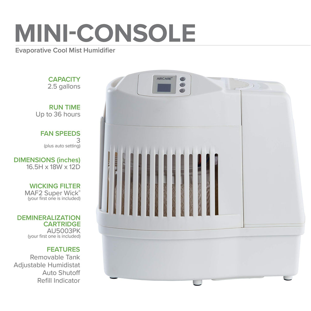 AIRCARE MA Whole-House Console-Style Evaporative Humidifier (Mini-Console) Retail $174.99