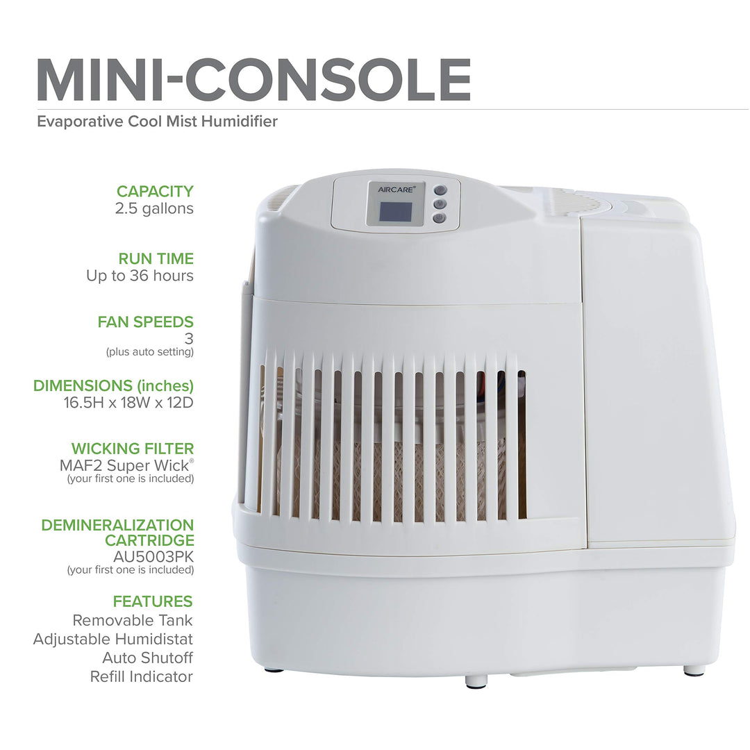 AIRCARE MA Whole-House Console-Style Evaporative Humidifier (Mini-Console) Retail $174.99