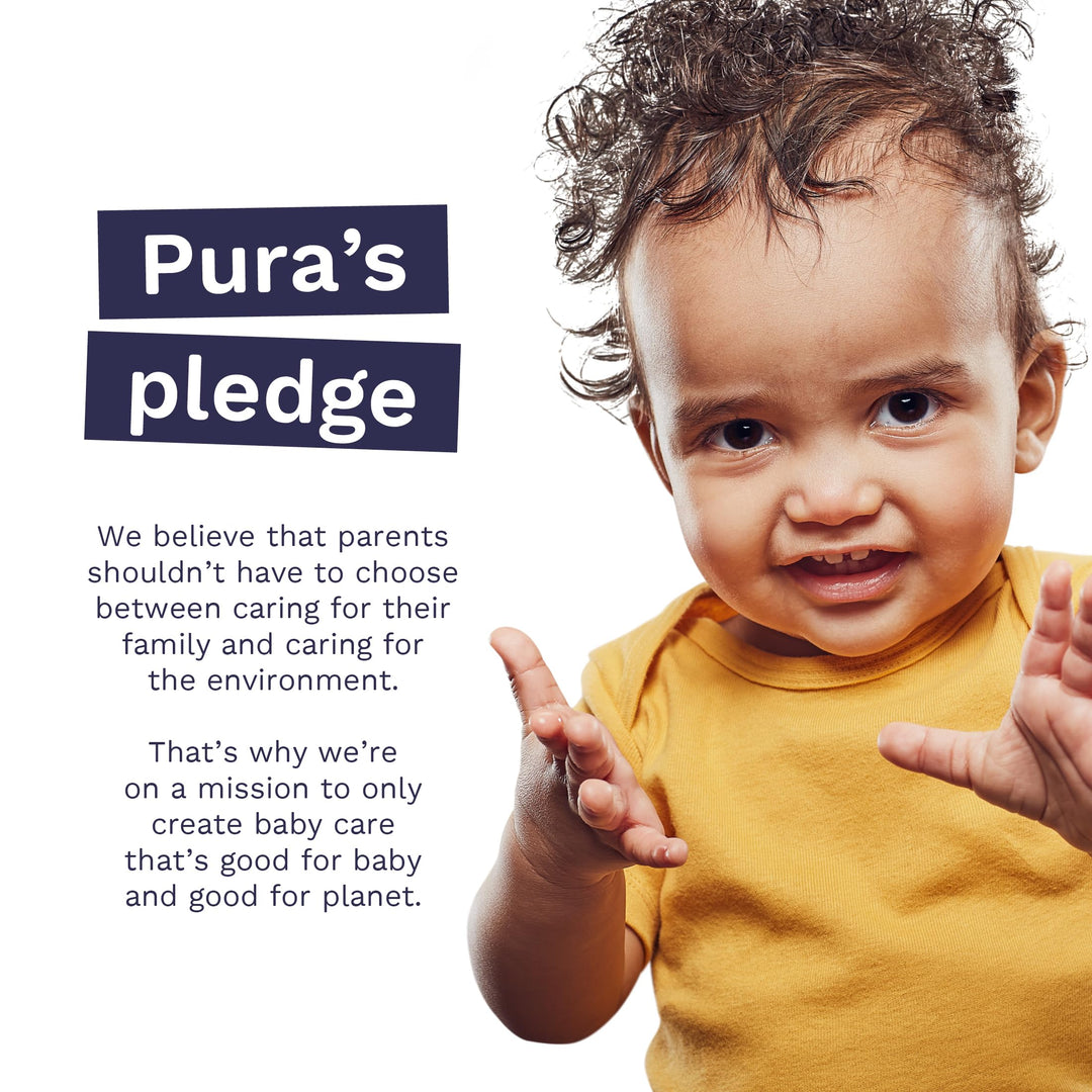 Pura Hypoallergenic Diapers, Size 2 (7-13 lbs) Totally Chlorine Free, Wetness Indicator, Suitable for Sensitive Skin, Soft Organic Cotton Comfort, Overnight, 1 Pack of 29 Baby Diapers