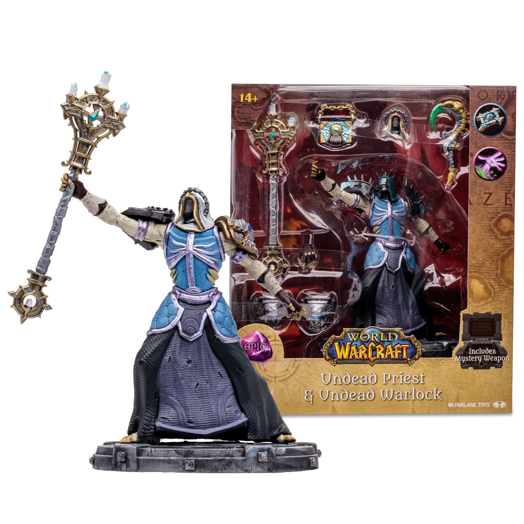McFarlane Toys - World of Warcraft Undead: Priest/Warlock (Epic) 1:12 Scale Posed Figure Retail $15.33