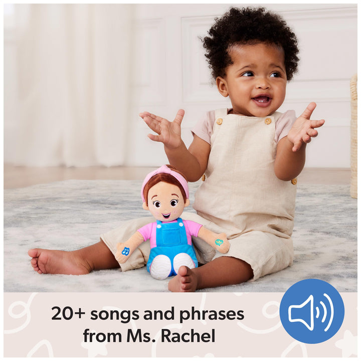Ms. Rachel Official Speak & Sing Doll, 16” Tall Interactive Toy with 4 Songs & 16+ Phrases, Toddler Toys for Girls & Boys Ages 6 Months to 3+ Years. Retail $27.99