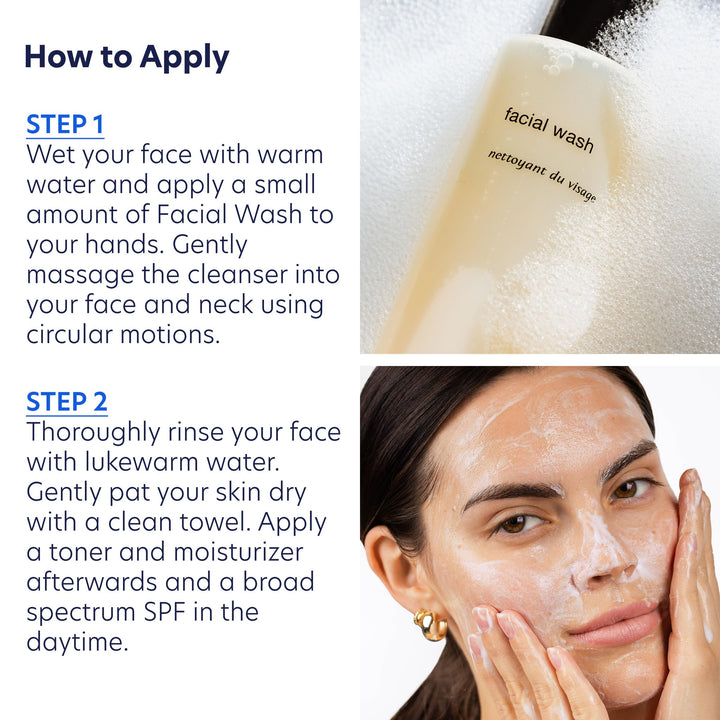 PCA SKIN Gentle Foaming Face Wash, Hydrating Facial Cleanser, Removes Makeup and Hydrates and Purifies Skin, Good for Sensitive, Combination, Normal, and Acne-Prone Skin, Gentle Face Wash, 7 oz Bottle