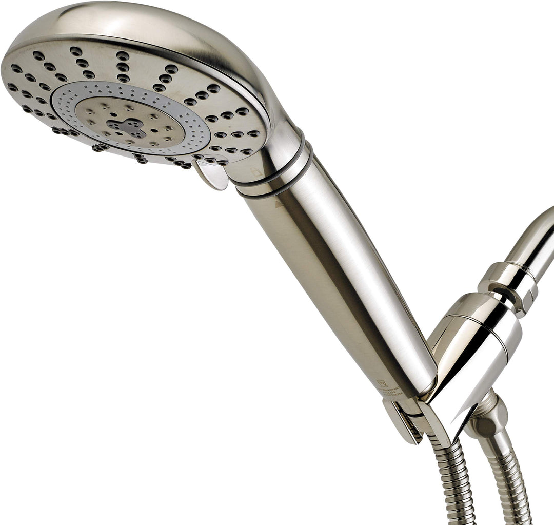 Sprite Showers Pure 7-Setting Filtered 1.75GPM Shower Handle in Brushed Nickel Retail $101.90
