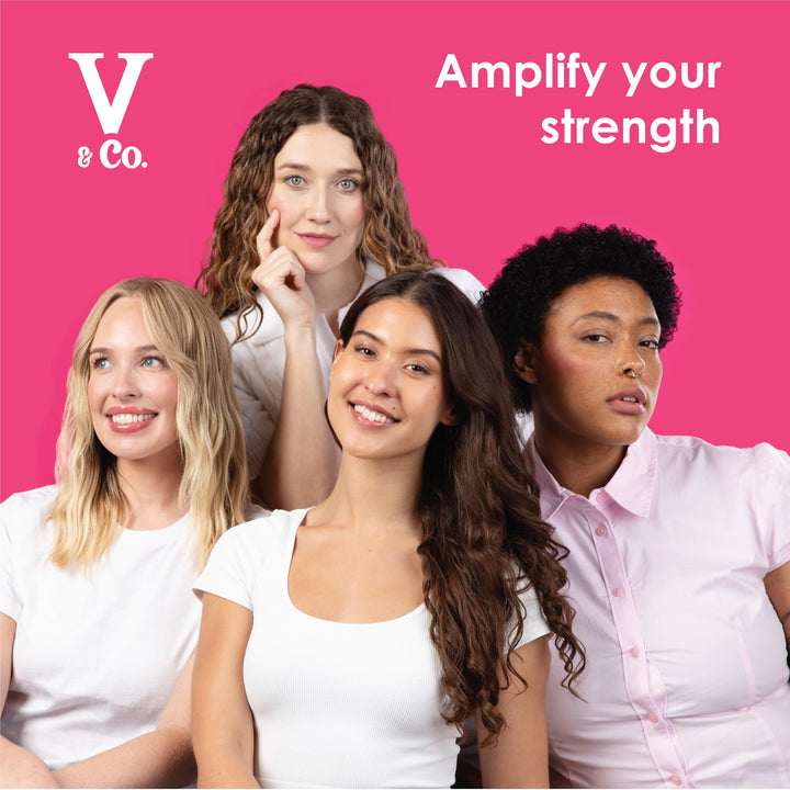 V&Co. Beauty Hair Thickening Conditioner with Peptide Technology, 12 oz, All Hair Types, Anti-Thinning Conditioner