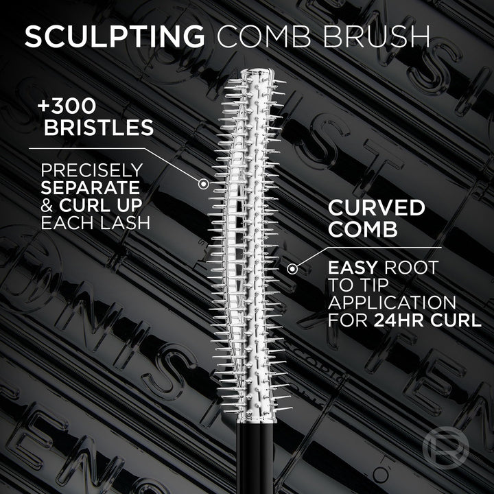 L'Oreal Paris Extensionist Mascara, Lengthening, Volumizing, and Curling Formula For a Lash Extension Eye Makeup Look, Washable Blackest Black Retail $15.99