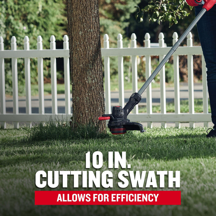 CRAFTSMAN V20 Cordless 10 in. WEEDWACKER String Trimmer and Edger Kit with 2.0 Ah Battery and Charger (CMCST915D1)