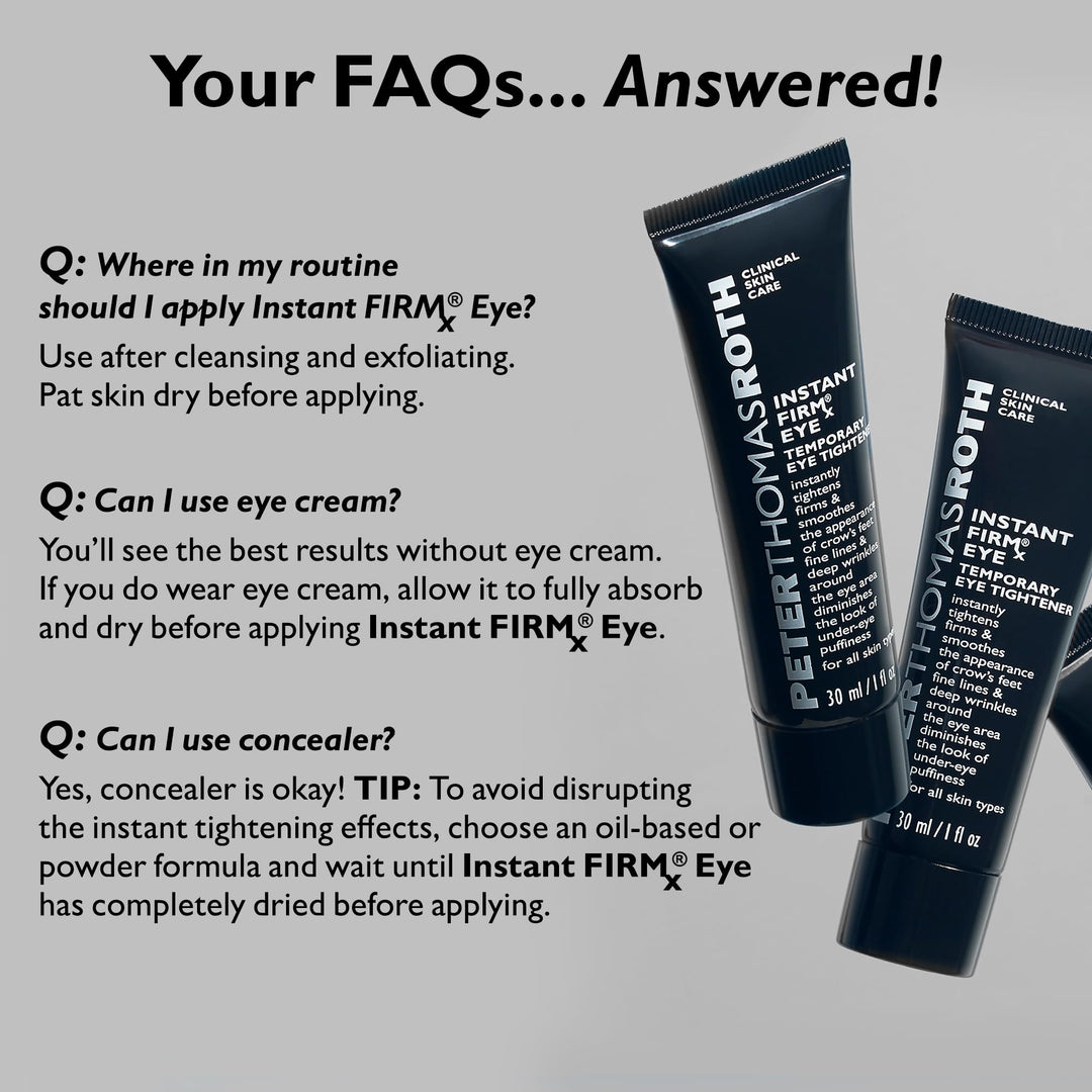 Peter Thomas Roth | Instant FIRMxÃ‚Â® Temporary Eye Tightener | Firm and Smooth the Look of Fine Lines, 1 oz