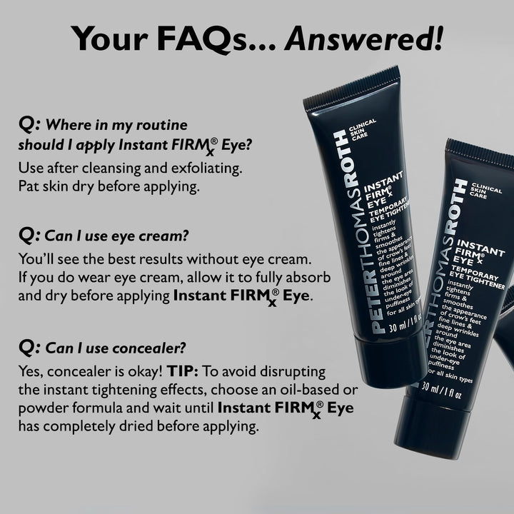 Peter Thomas Roth | Instant FIRMxÃ‚Â® Temporary Eye Tightener | Firm and Smooth the Look of Fine Lines, 1 oz
