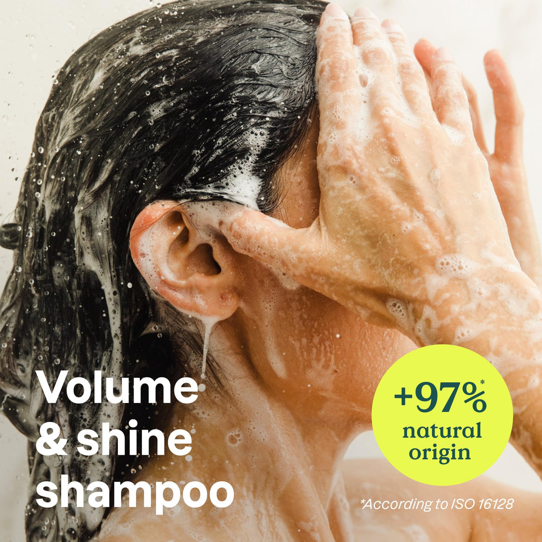 ATTITUDE Volume and Shine Hair Shampoo, EWG Verified, For Thin Hair, Naturally Derived Ingredients, Vegan and Plant Based, Soy Protein And Cranberries, 16 Fl Oz