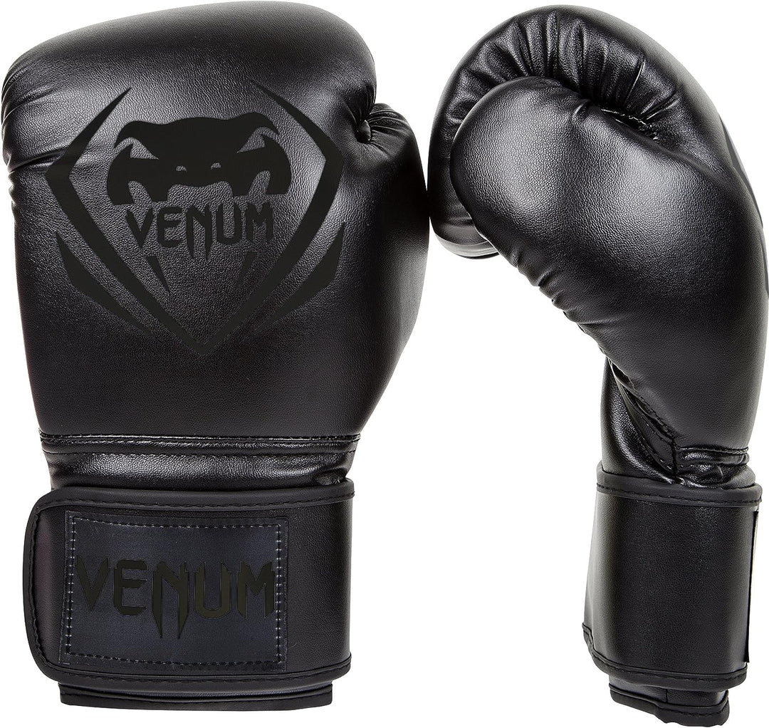 Venum Contender Boxing Gloves - Black/Black, 14 oz Retail $44.99