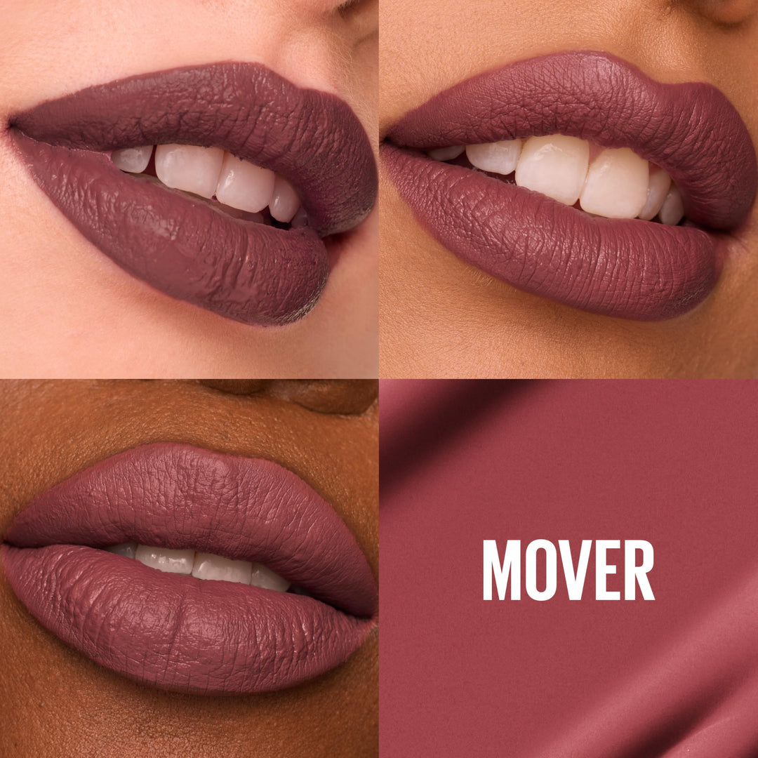 Maybelline Super Stay Matte Ink Liquid Lipstick Makeup, Long Lasting High Impact Color, Up to 16H Wear, Mover, Brown, 1 Count, Packaging May Vary Retail $12.99
