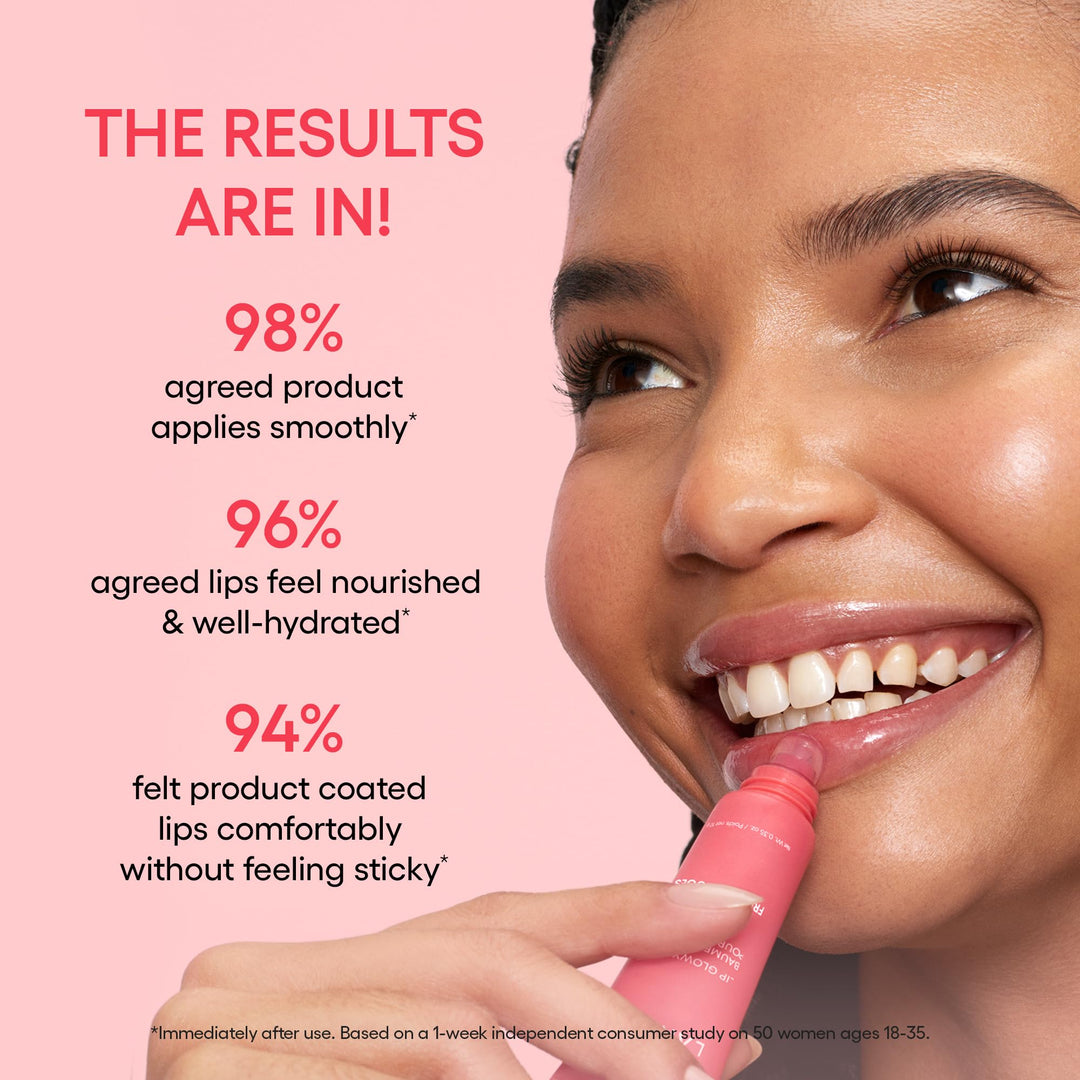 LANEIGE Lip Glowy Balm, Blueberry: Sheer Tinted Lip Moisturizer with Shea Butter, for Hydrating Shine & Soft Lips