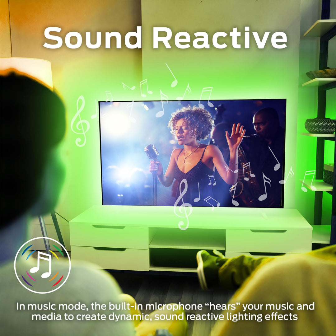 Monster Smart RGB+IC LED Strip Lights 50ft – Sound Reactive Strip Lights for Bedroom, App & Voice Control, RGB Light Strip for Room, Alexa Google Home, Razer Chroma Sync - 270 RGB+IC LED Lights Retail $29.99