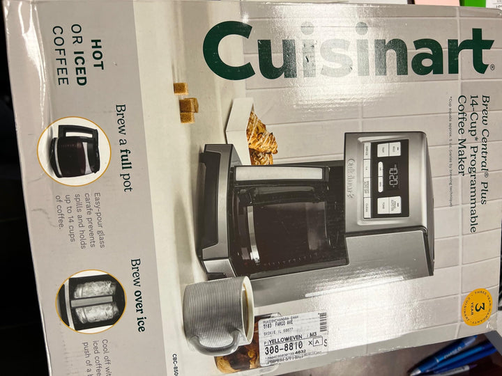 Cuisinart Brew Central Plus 14-Cup Programmable Coffee Maker