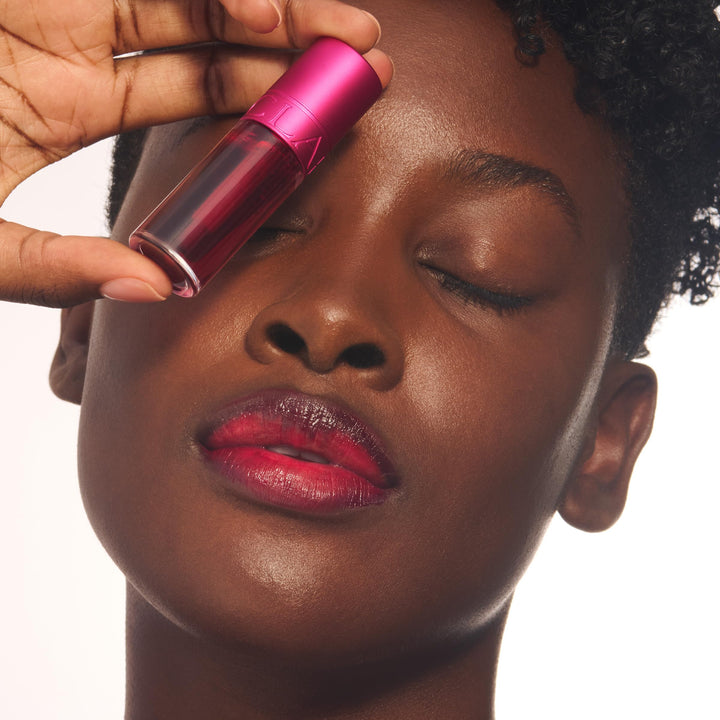 Clarins Water Lip Stain | Buildable Matte Finish | Kiss Proof, Transfer-Proof, Lightweight and Long Lasting | Contains Hyaluronic Acid | 0.2 Fluid Ounces, 04 Violet Water