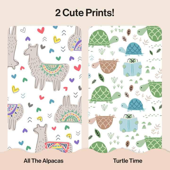 The Honest Company Comfort Dry Disposable Diapers for Sensitive Skin, Hypoallergenic, All The Alpacas + Turtle Time, Club Box Size 1 (8-14 lbs) 78 Count Retail $29.99
