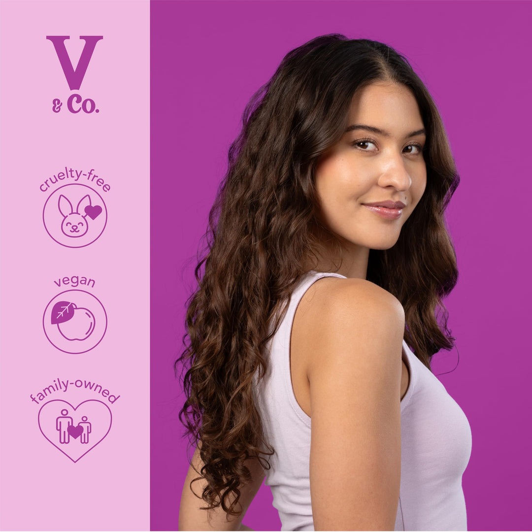 V&Co. Beauty Hair Thickening Conditioner with Peptide Technology, 12 oz, All Hair Types, Anti-Thinning Conditioner