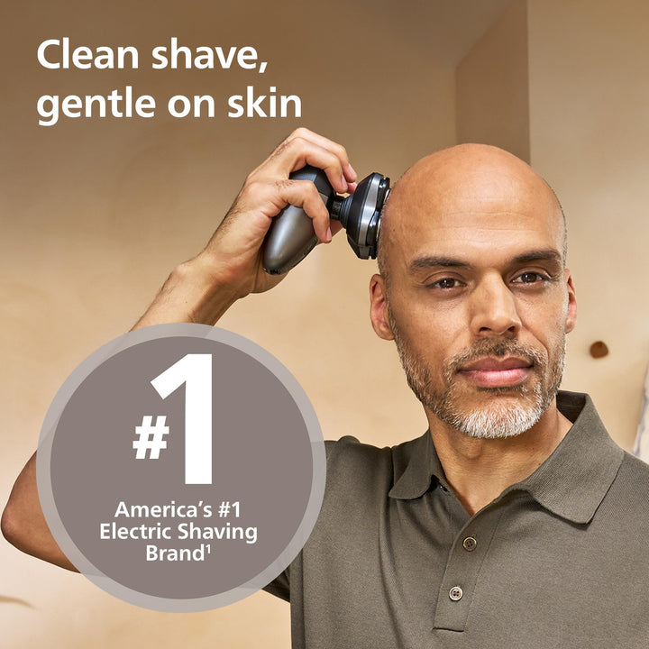 Philips Norelco Head Shaver Pro 7000 Series - Skull Shaver for Men and Women, 360Ã‚Â° Flexing Head & ComfortCut Blades for Clean Shave, Gentle on Skin, Model HS7980/40