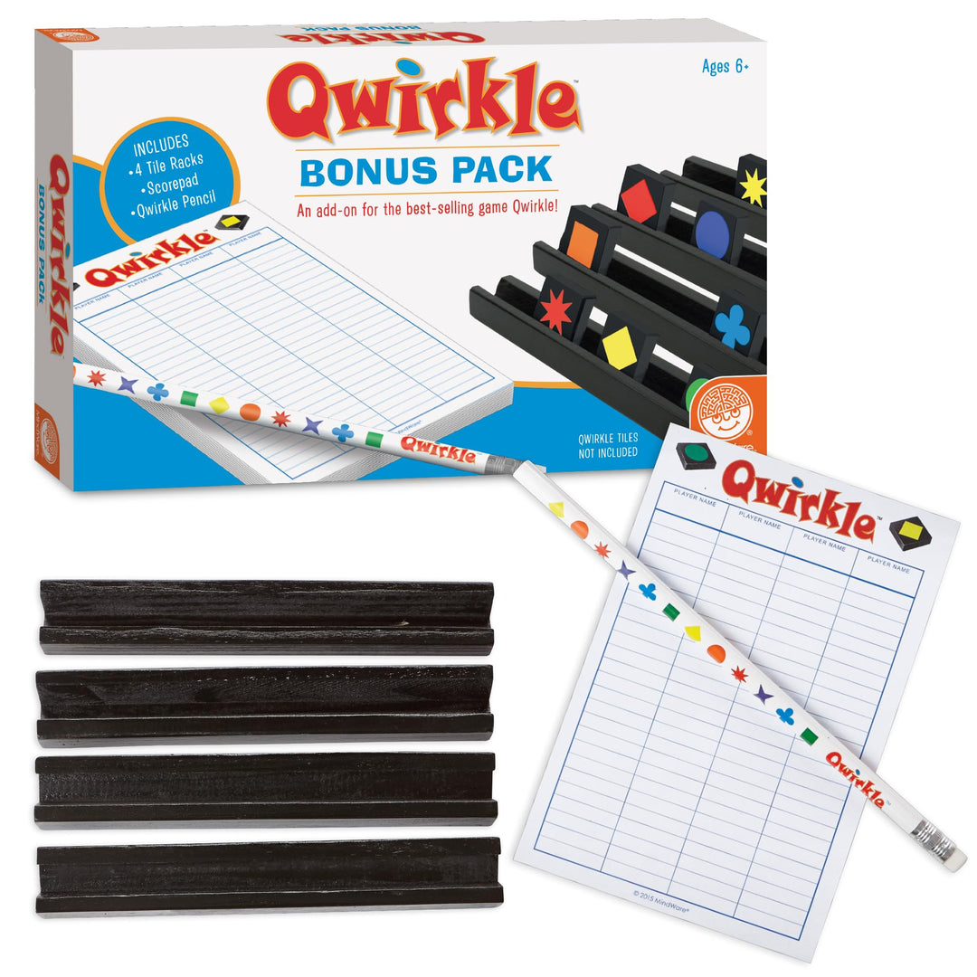 Mindware | Qwirkle Bonus Pack | Board Game | Ages 8+ | 2-4 Players Retail $14.54