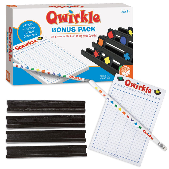 Mindware | Qwirkle Bonus Pack | Board Game | Ages 8+ | 2-4 Players Retail $14.54