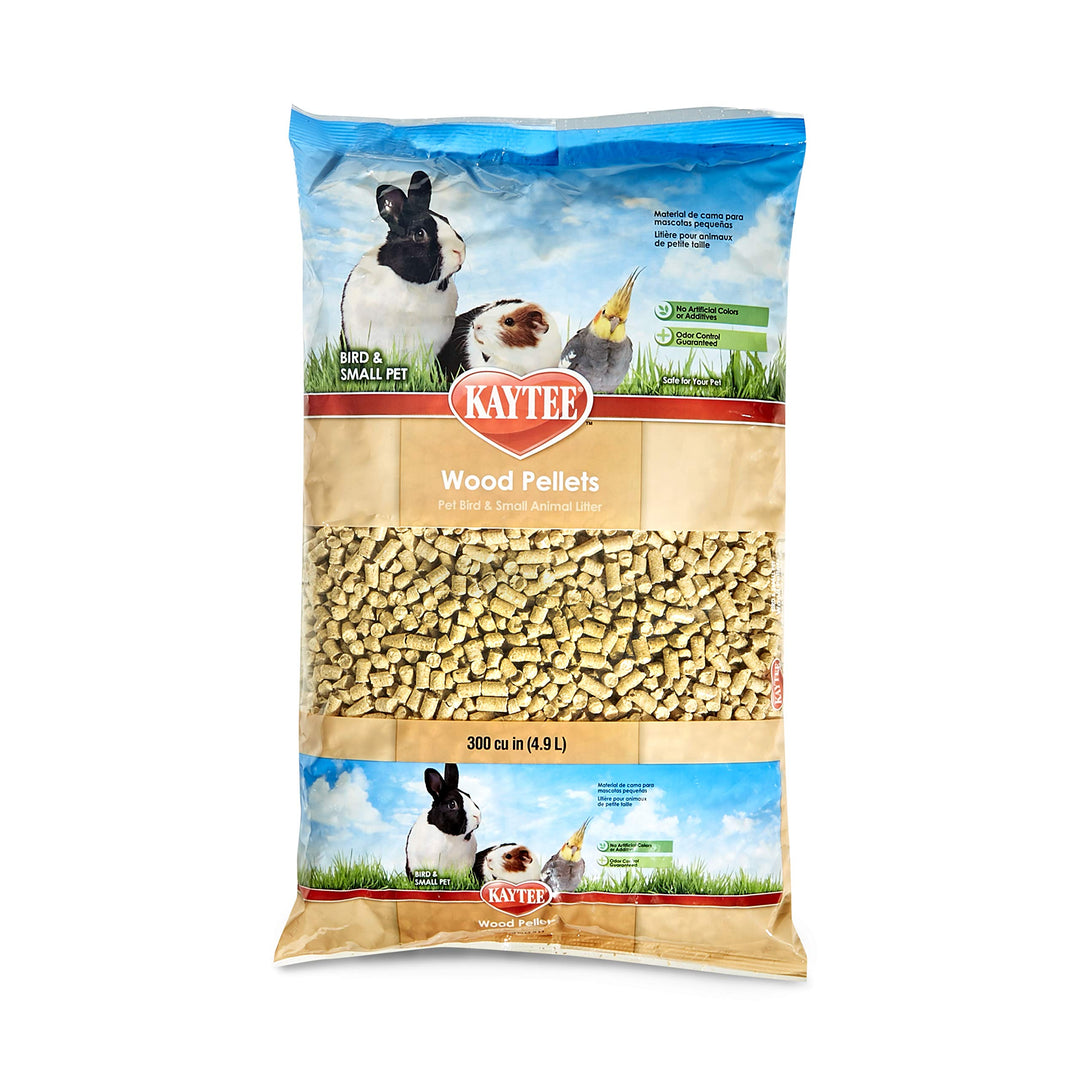 Kaytee Wood Pellets Pet Bird & Small Animal Litter for Ferrets, Guinea Pigs, Rats, Chinchillas, Hamsters, Gerbils, Rabbits, Mice, Hedgehogs and Dwarf Hamsters, 4.9 Liter, 8 Pound Bag Retail $10.49